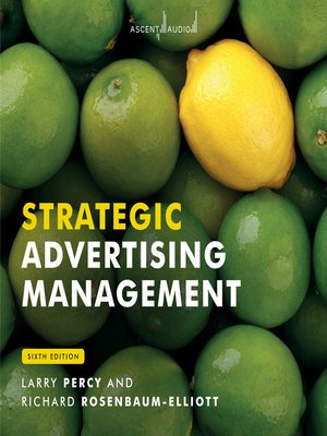 cover image of Strategic Advertising Management
